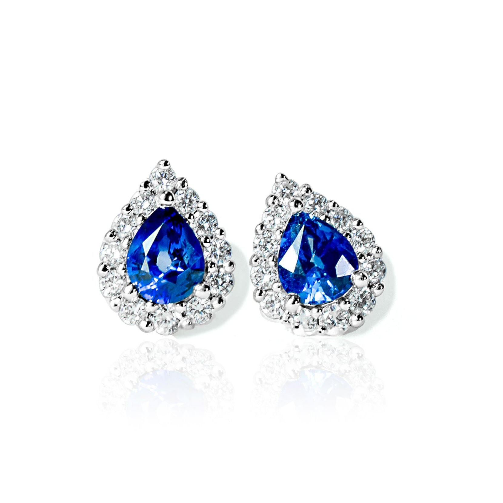 "Pluie" Sapphire Earrings