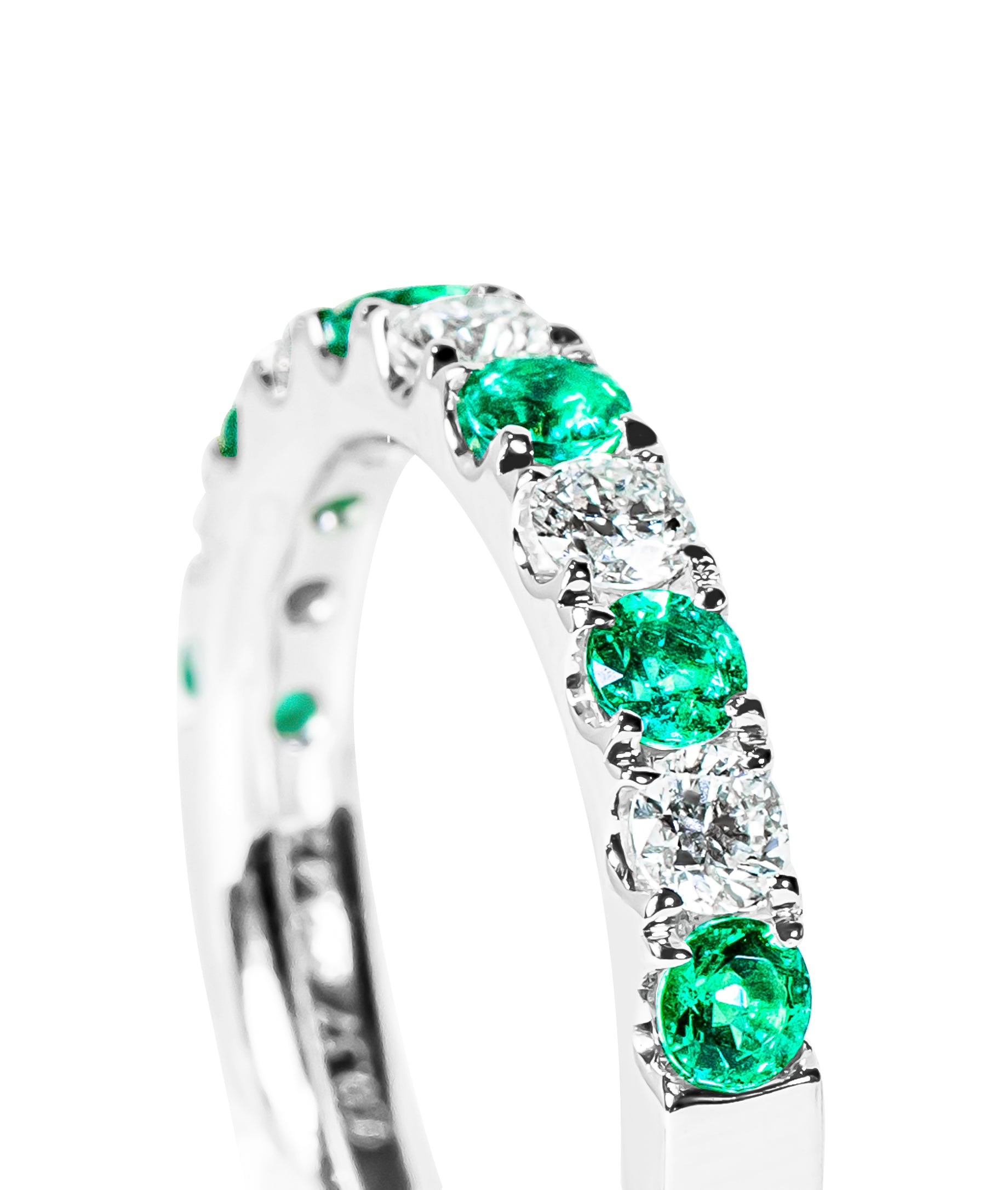 "Shirin" Emerald and Diamond Ring