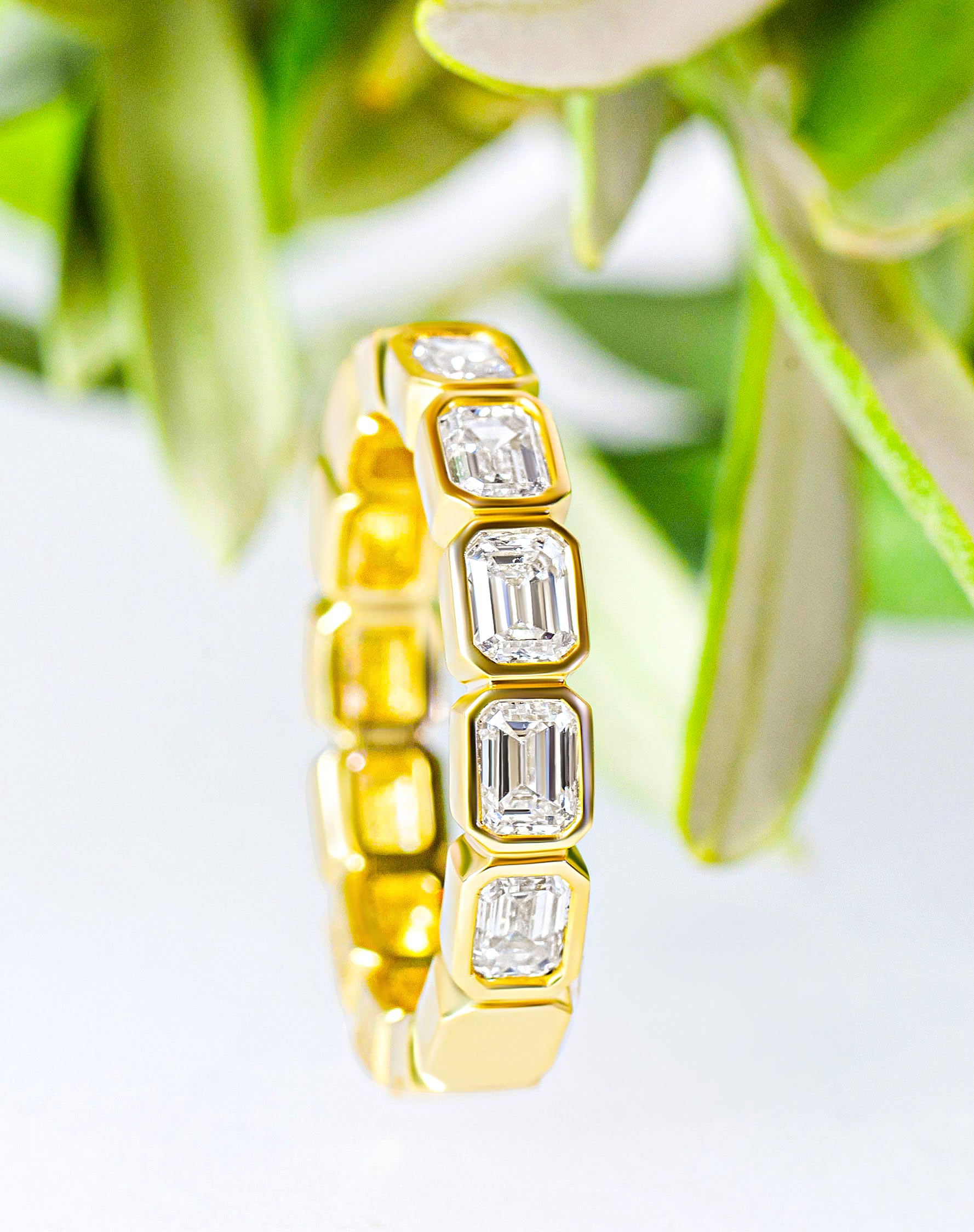 "Lennox" Emerald Cut Diamond Ring