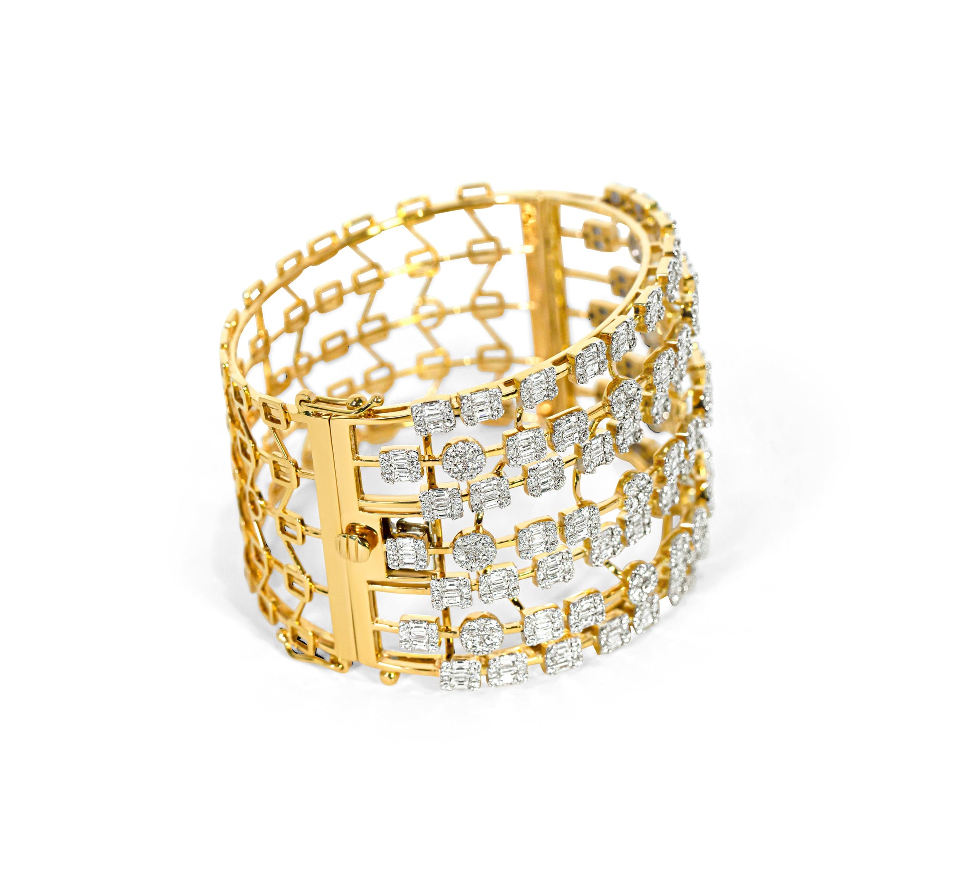 "Delphine" Diamond Bangle