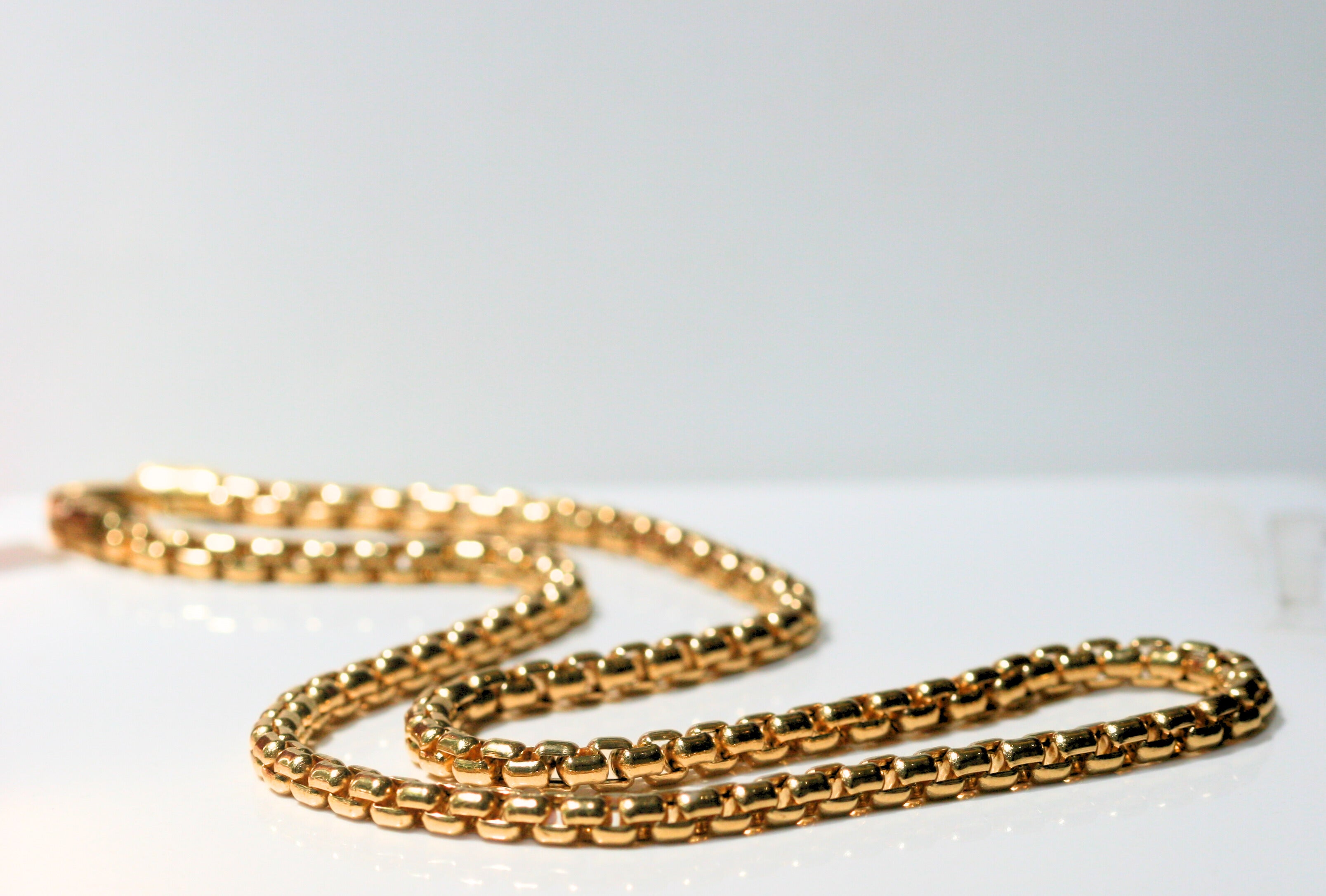 yellow gold. venetian chain. men's chain. Local SF jewelry, San francisco, Luxury, hand made, Bay area, gift for her, gift for him.