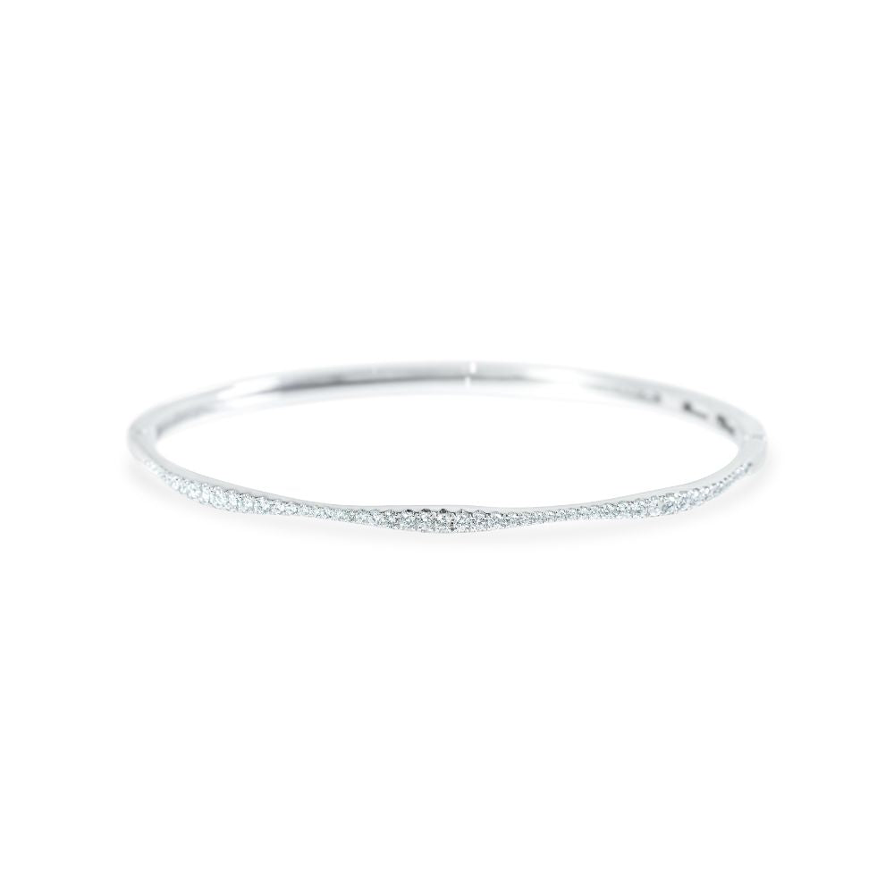 "Sylph" Diamond Curves Bangle