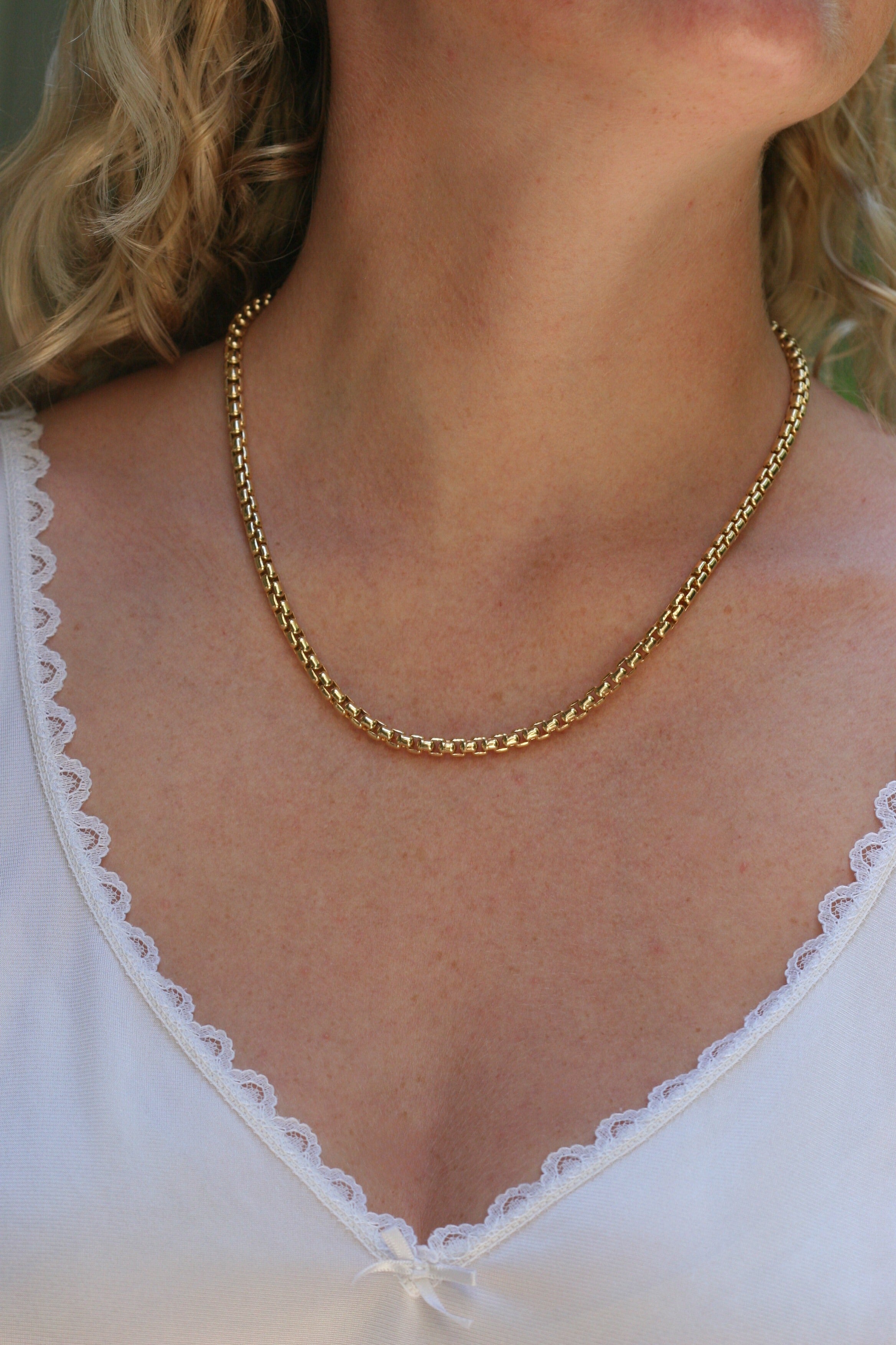 yellow gold. venetian chain. men's chain. Local SF jewelry, San francisco, Luxury, hand made, Bay area, gift for her, gift for him.