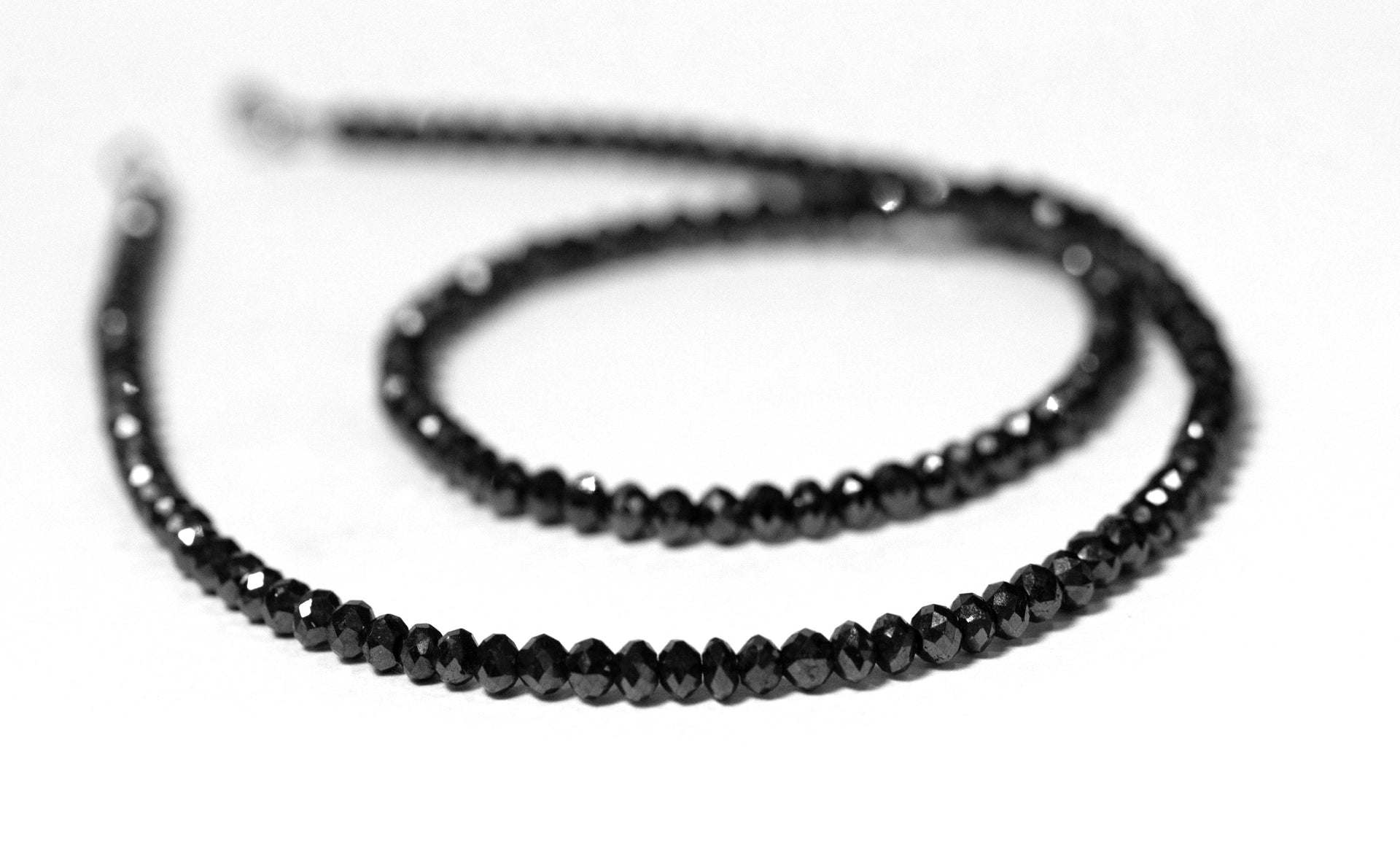 "Black Star" Black Diamond Necklace