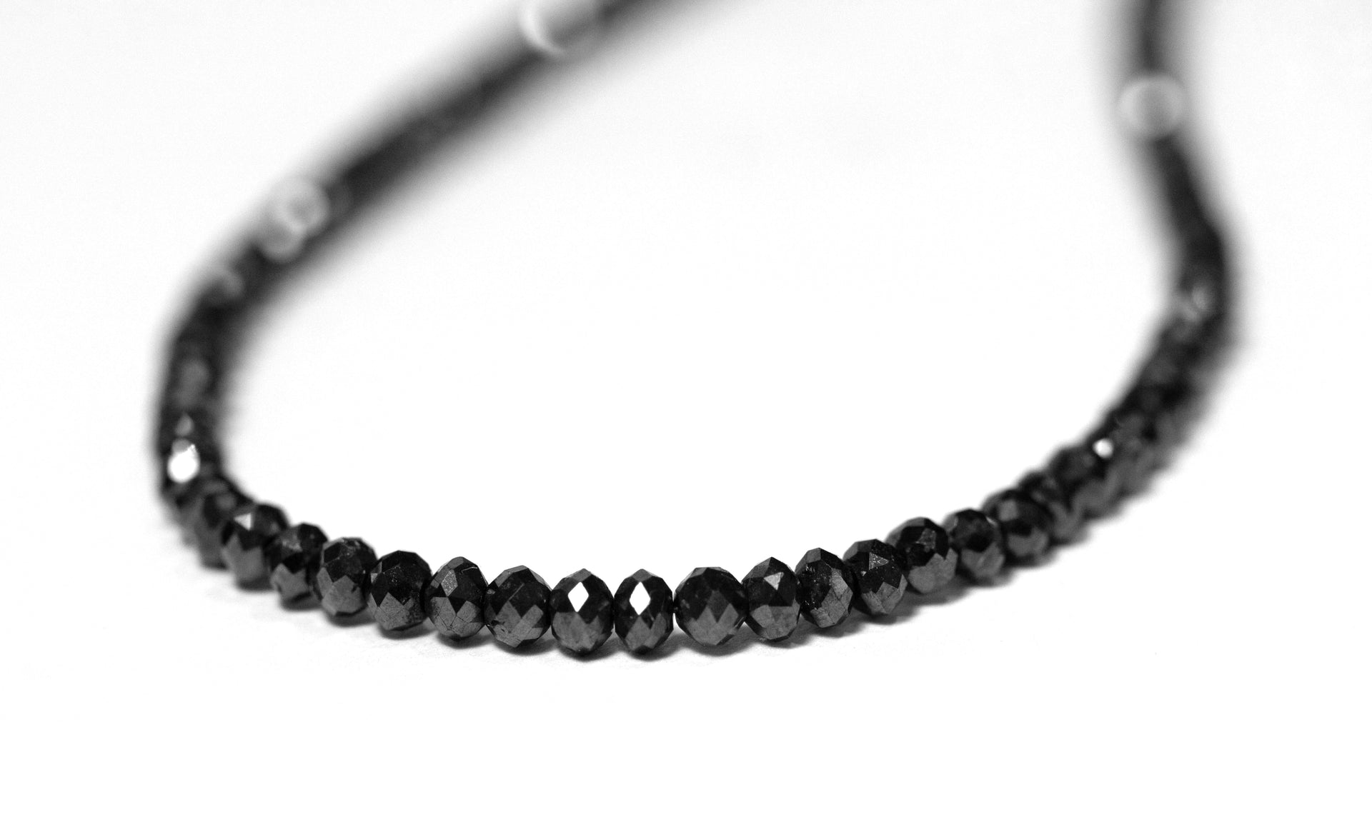 "Black Star" Black Diamond Necklace