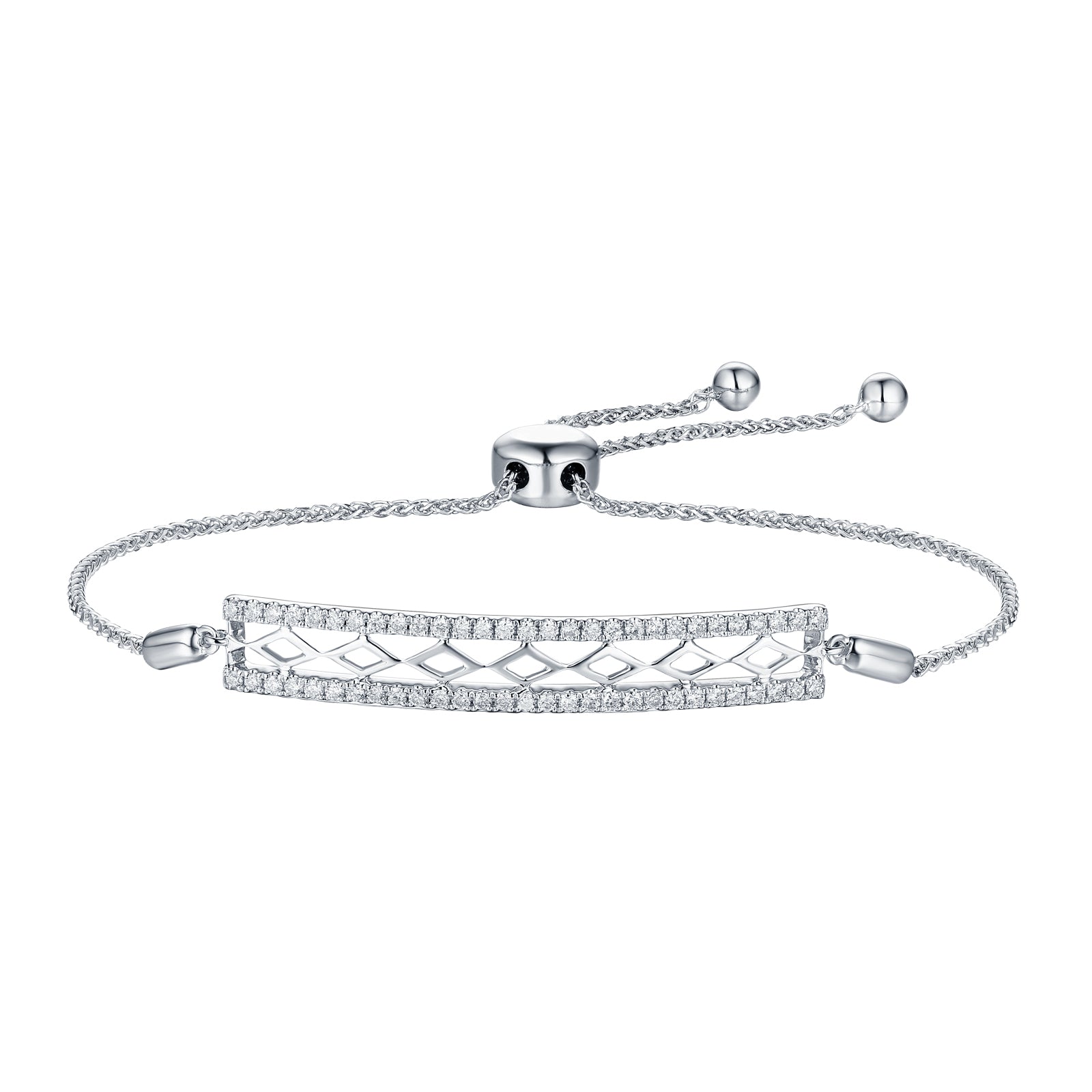 white gold and diamond bracelet. adjustable bracelet. every day bracelet. Local SF jewelry, San francisco, Luxury, hand made, Bay area, gift for her. stackable bracelet