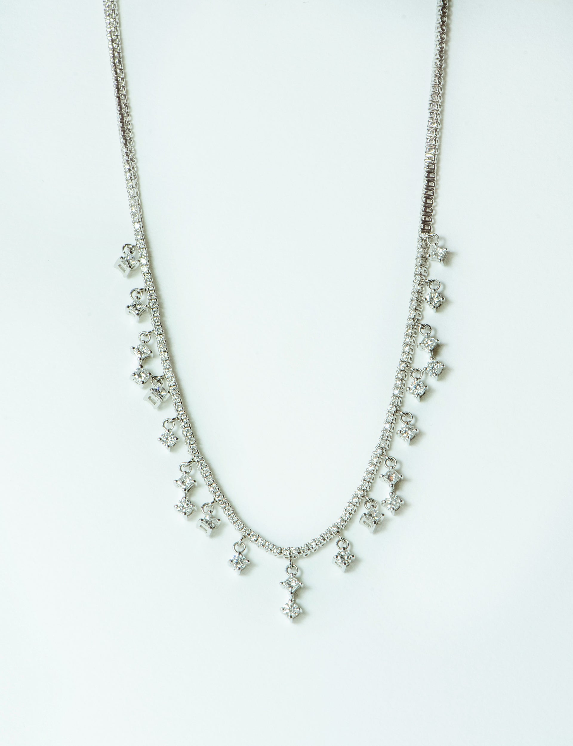 "Juliet" Diamond Tennis Necklace