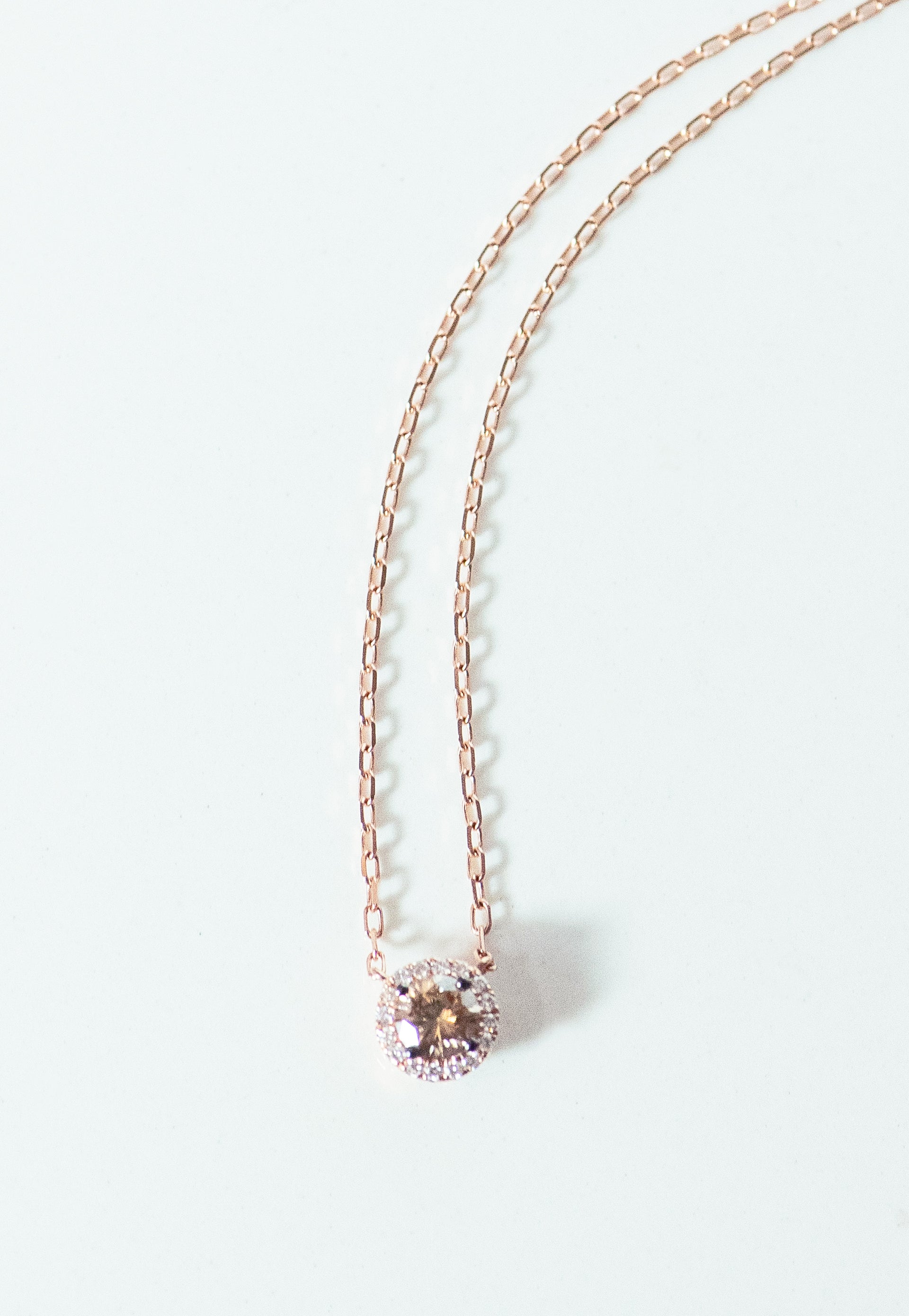 "Koko" Cognac Diamond Necklace