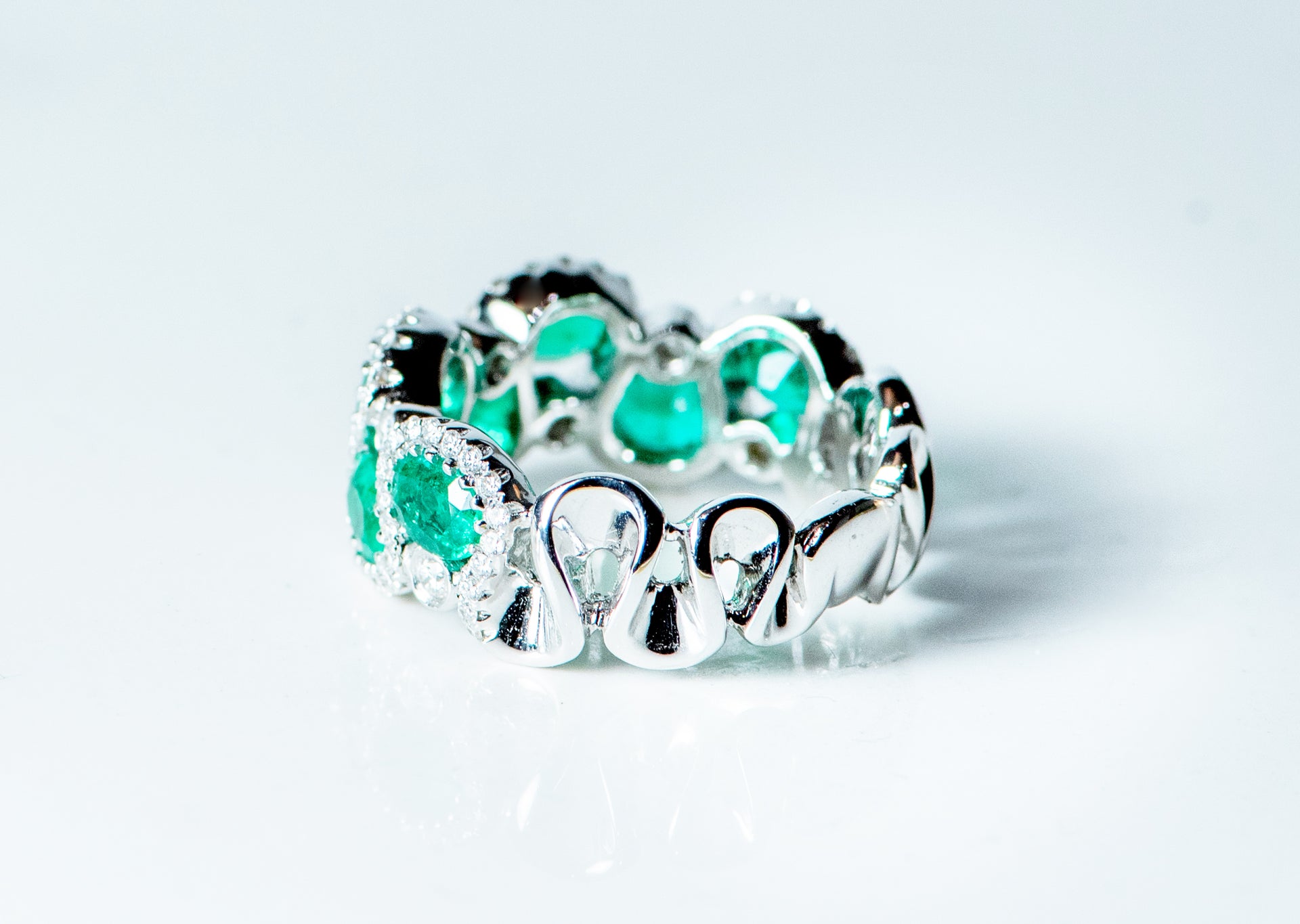 "Cleopatra" Emerald Ring