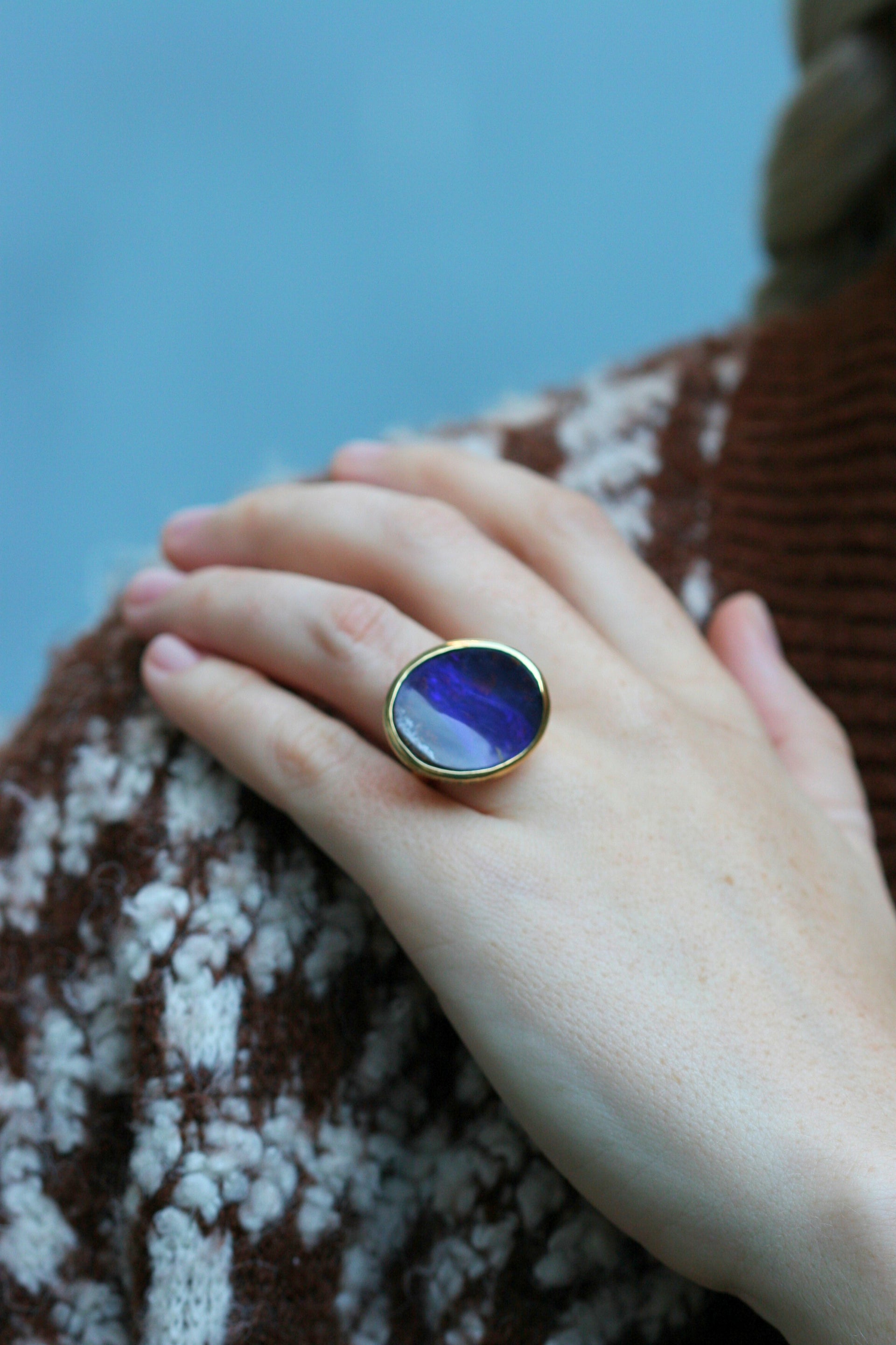 "Indigo" Ring