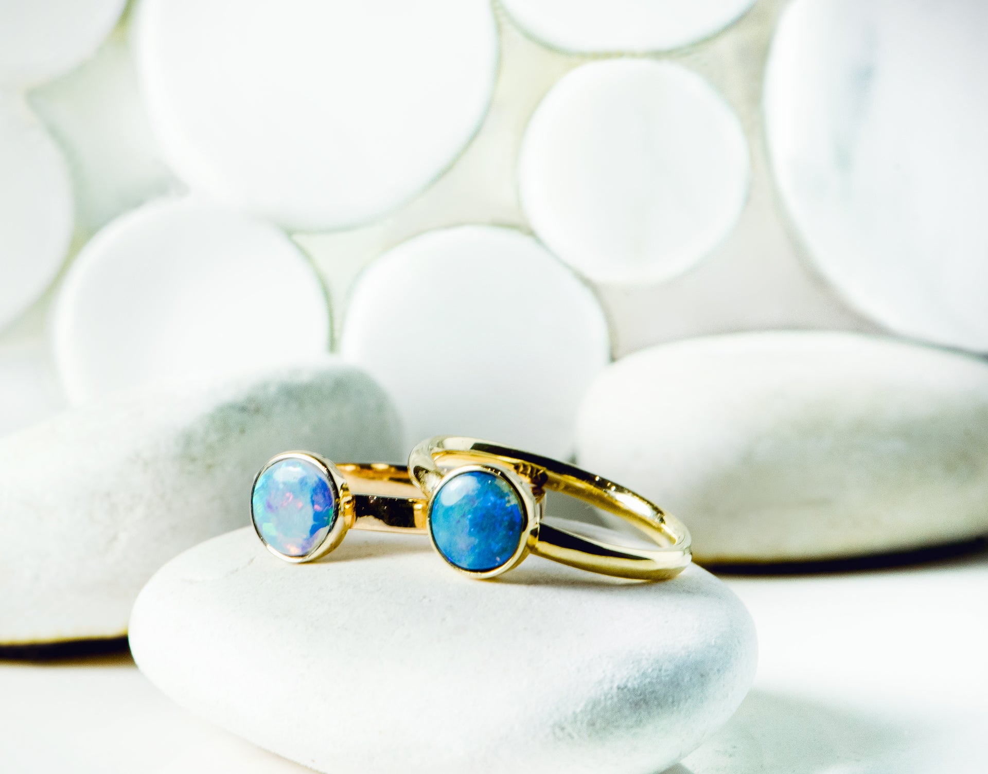 "Oceanic Opal" Ring