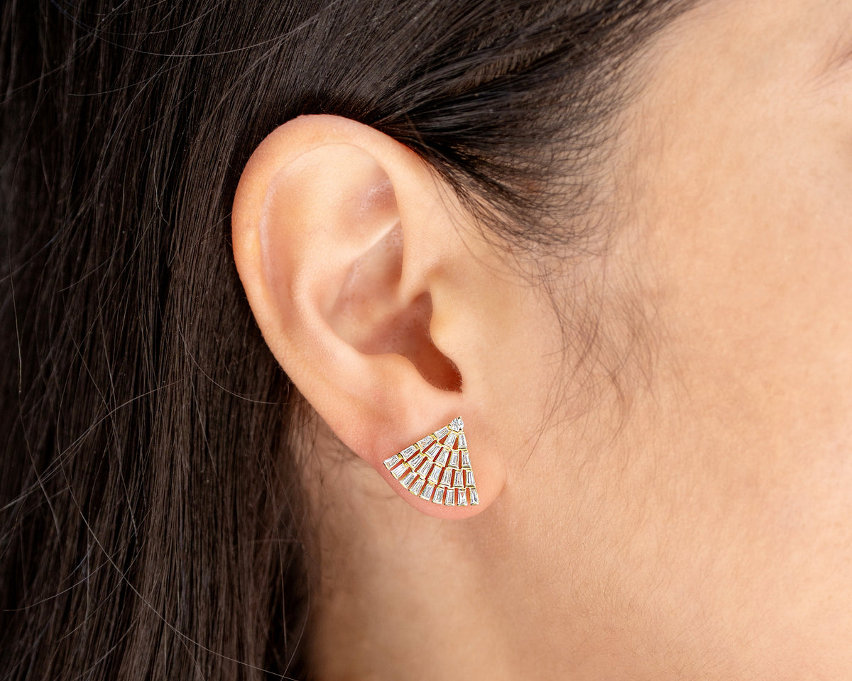 "Vela" Diamond Earrings