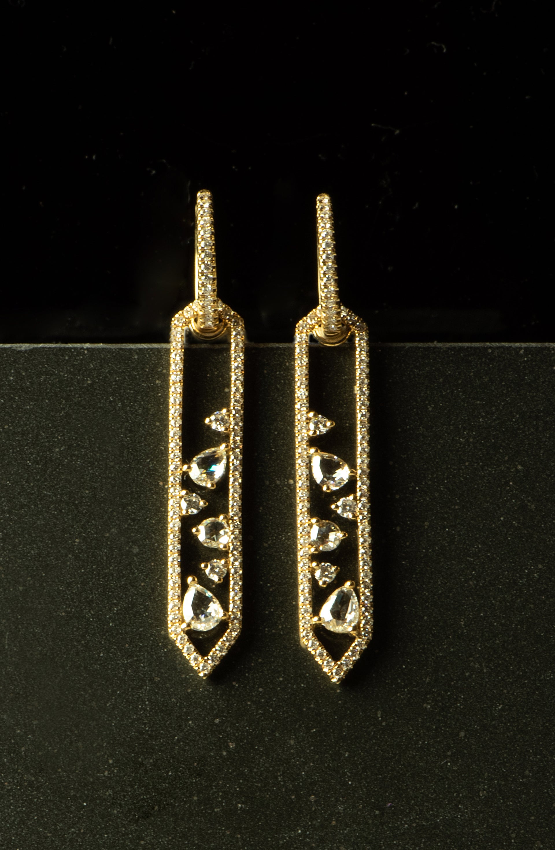 "Havasu" Diamond Drop Earrings