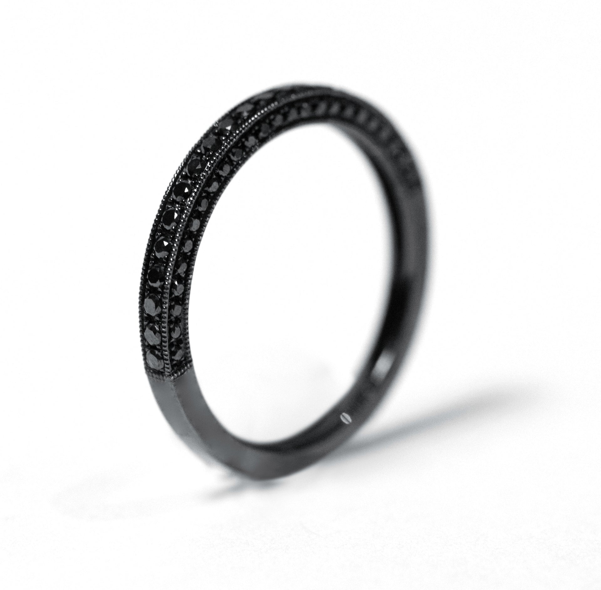 "Nior" Black Diamond Ring