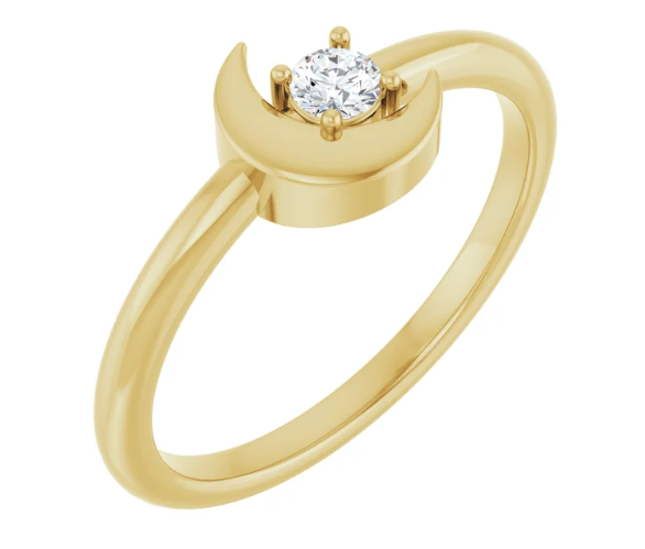 "Crescent" Ring