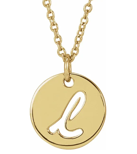 "Love Letters" Coin Pendant