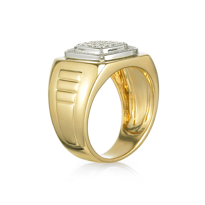 "Prospero" Masculine Diamond Ring
