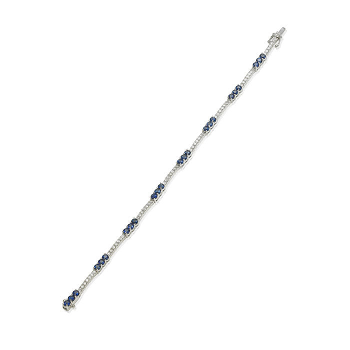 " Sapphire Bonbons" Diamond Bracelet